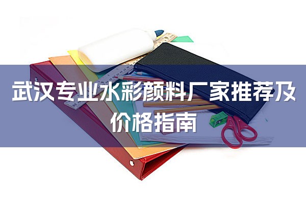 武汉专业水彩颜料厂家推荐及价格指南-1